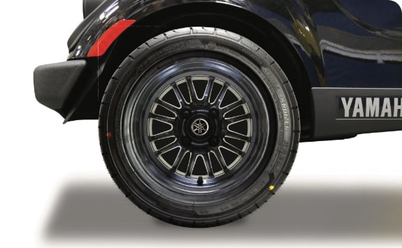 10" 16-Spoke V-Series Black Wheels 